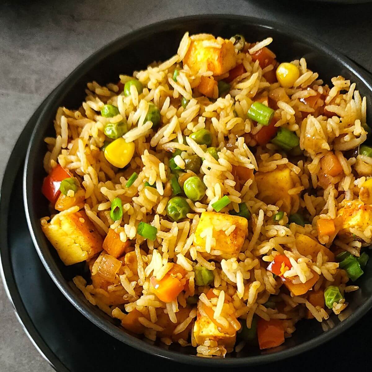 Fried Paneer Rice